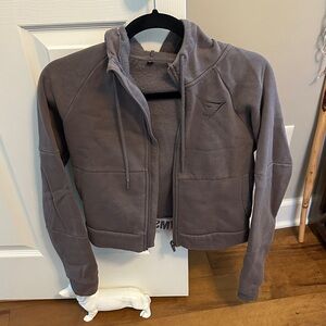 Grayish Purple GYMSHARK Zip-Up Jacket